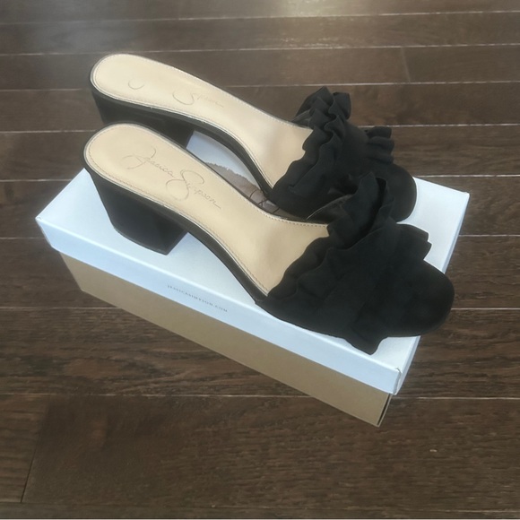 Jessica Simpson Women’s heeled open toe sandals- Size 10 - Picture 8 of 9